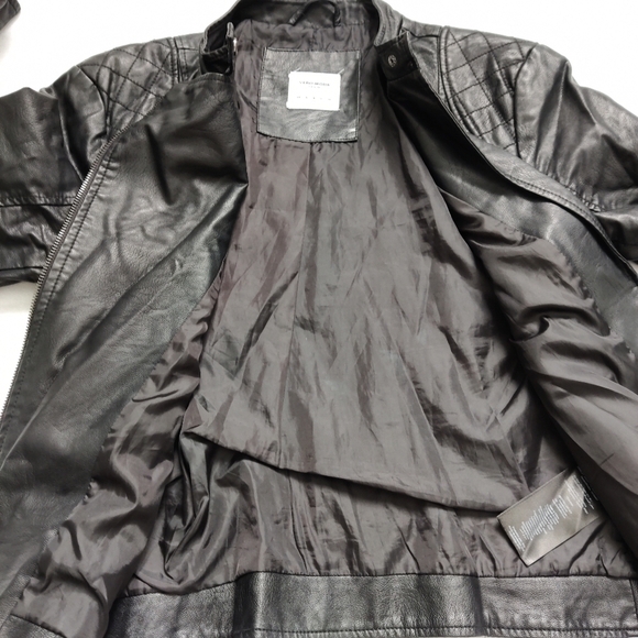 Vero Moda black leather jacket Medium - Picture 3 of 10